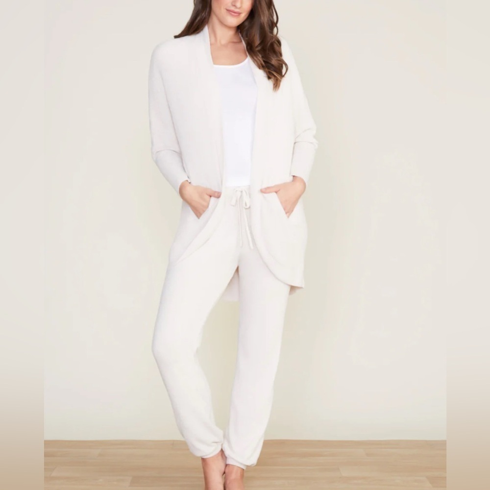 BAREFOOT DREAMS CozyChic Ultra Lite® Cocoon Long Cardi - Sand Dune